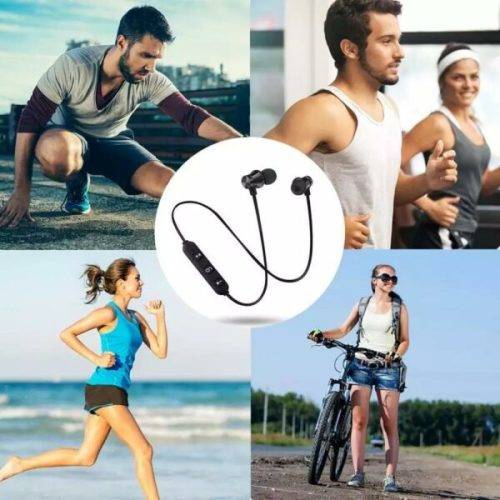 Sports Wireless Bluetooth Headphones with Microphone Hands-Free Earbuds