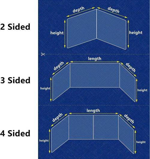 Kitchen Cooking Stainless Steel Oil Splatter Guard Foil Foldable Oil Baffle