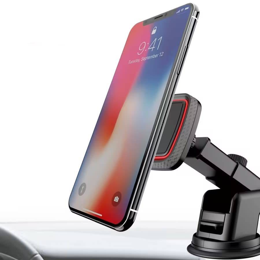 Car Mobile Phone Holder Magnetic Dashboard Telescopic Navigation Magnet Holder