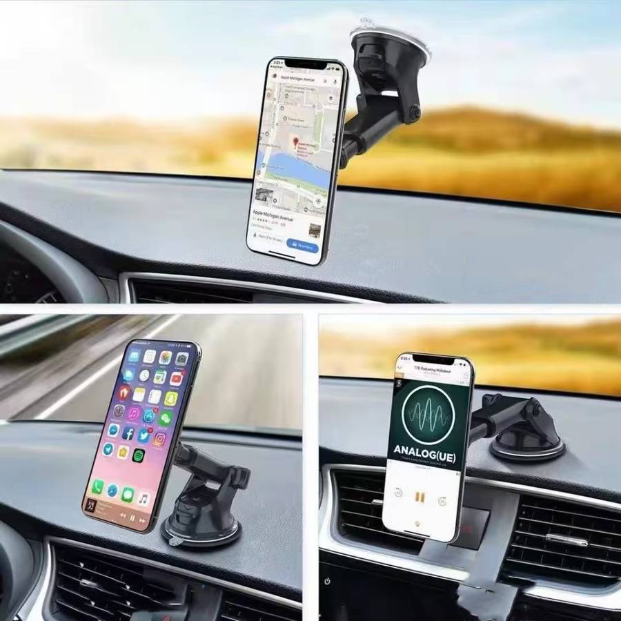 Car Mobile Phone Holder Magnetic Dashboard Telescopic Navigation Magnet Holder