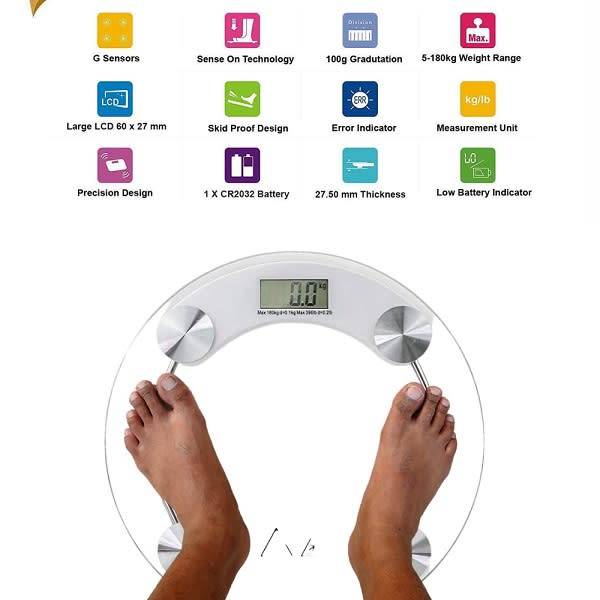 Round Body Weight Scale