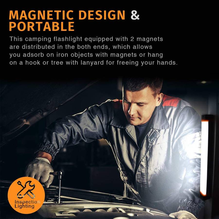 LED Multifunctional Rechargeable Lamp Outdoor Portable Flashlight Camping Lamp