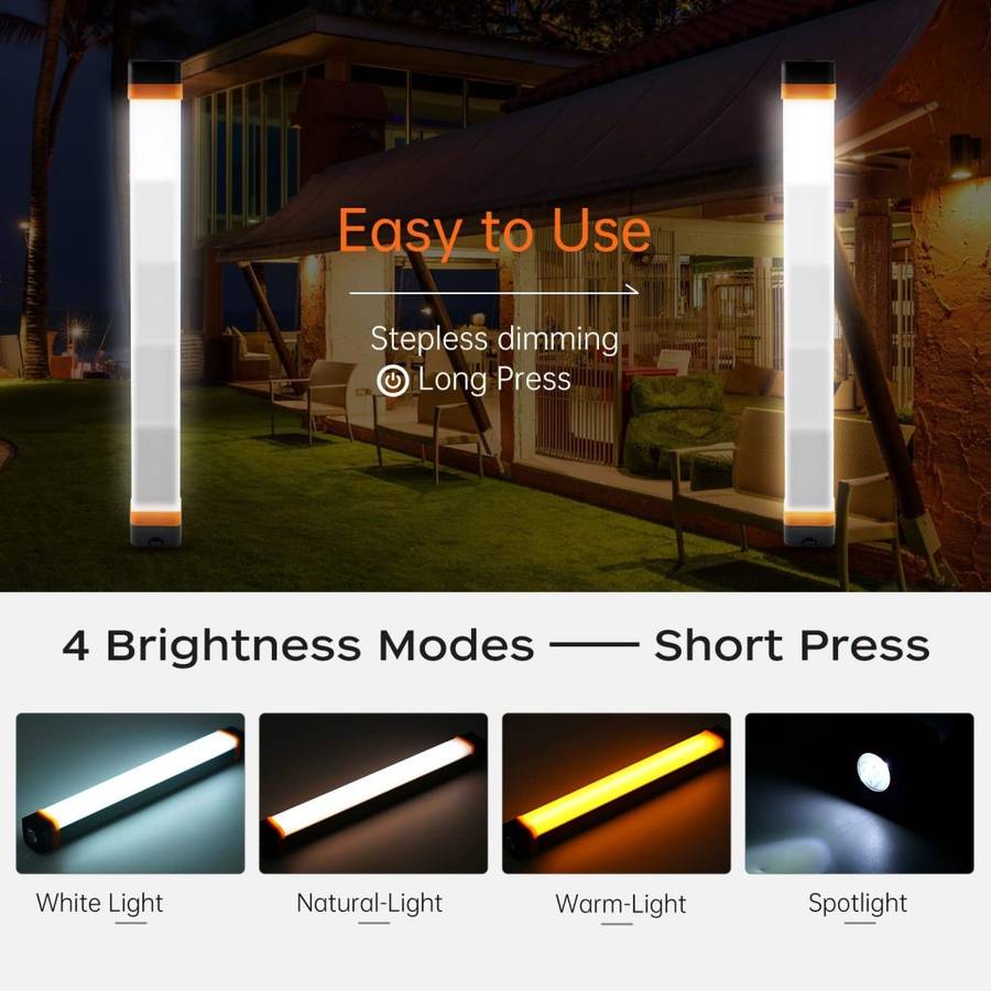 LED Multifunctional Rechargeable Lamp Outdoor Portable Flashlight Camping Lamp
