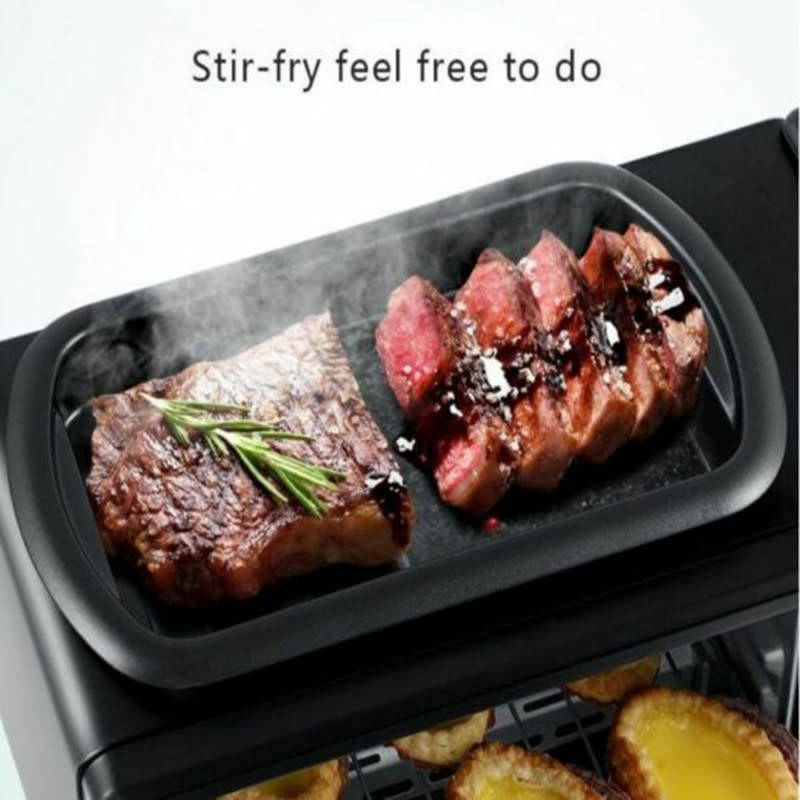 Breakfast Maker 9L Coffee Maker With Oven And Frying Pan 3 In 1