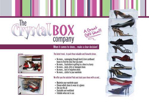 Crystal Shoe boxes