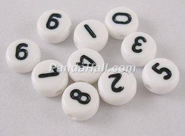 white number acrylic letters