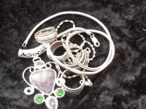 Stirling silver jewelery - about 70.5g - NO RESERVE!!!!