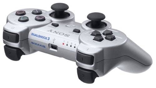 Sony Dual Shock 3 Wireless Bluetooth SIX AXIS Controller for PS3 Silver