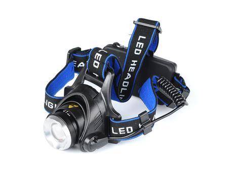 CREE T6 HEAD LAMP - 1200 LUMEN, 3 LIGHT SETTINGS, ADJUSTABLE HEAD STRAP, WEATHERPROOF - LT294