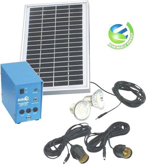 SOLAR PANEL LIGHT KIT (2 LIGHTS)