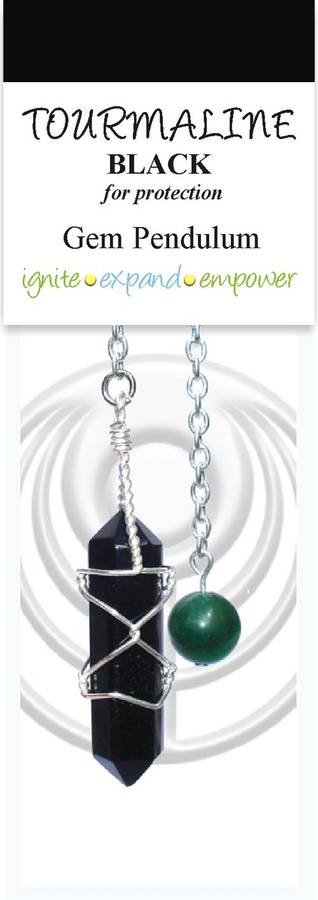 BLACK TOURMALINE PENDULUM