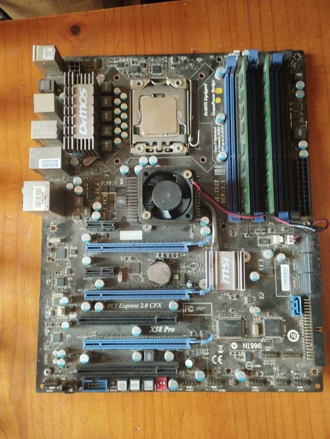 MSi X58 Pro, Xeon X5667, 8GB RAM Combo