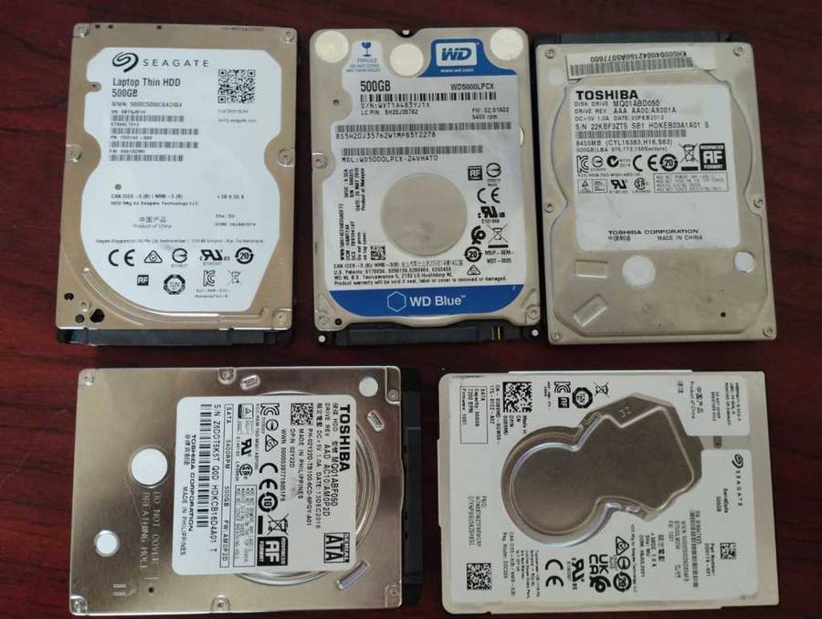 500Gb 2.5` Laptop Harddrive
