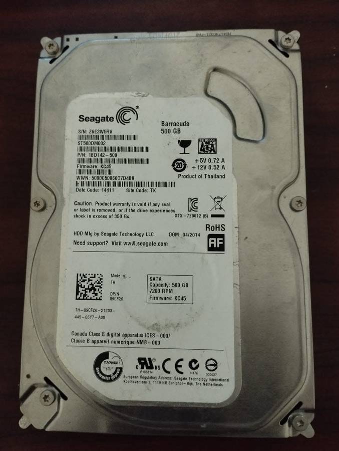 Seagate 500GB 3.5` Desktop drive