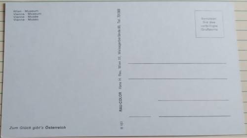 Vintage Unused Postcard - Austria -  Wien -  Museum