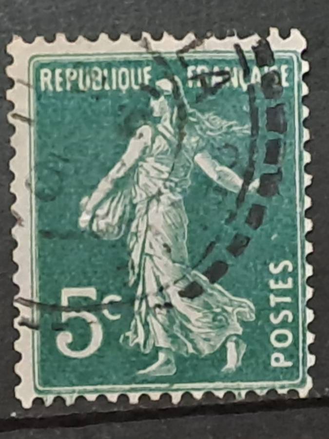 1906-1920 - France - 5c - The Sower -  No Pedastal