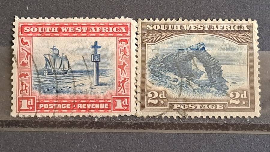 1931 - SWA (Namibia) -  WM - 1, 2 - Local Motifs