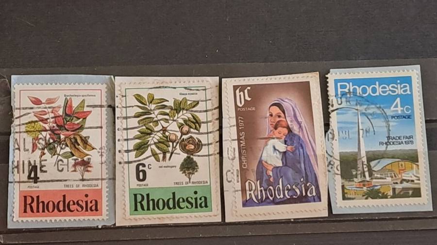Rhodesia: 1976 - 1978 : Lot of 4