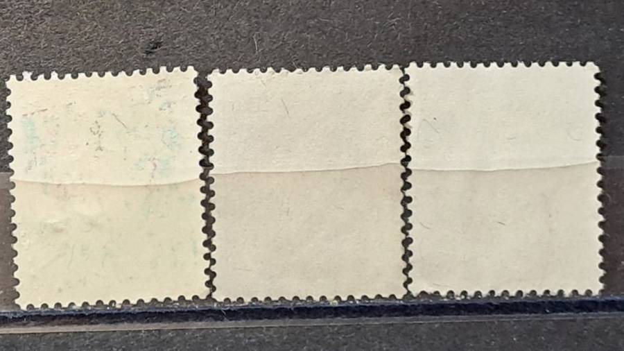 1952+1953 - Belgian Congo -  Unused - 15 + 25 + 50c - Flowers