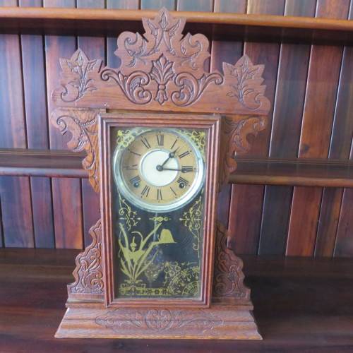 Early 20th Century 'SESSIONS" made in USA Mantle Clock in Perfect Working Condition**