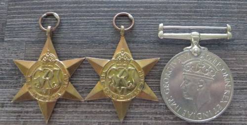 WW2 group of Medals awarded to - 60143 W.R Benson