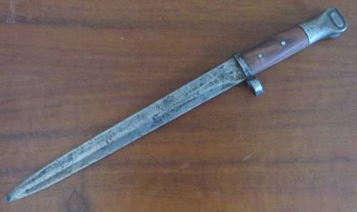 Old Bayonet** Markings EFD 8 "98** Blade not in Good Condition**