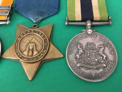 QSA Boer War Medal Group to - 2435 Corpl: W.T Richards S.A.C