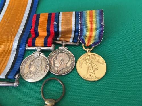 QSA and ww1 Medal Group to - Intell: Agent  R.J Atwell F.I.D - with set of Miniatures**