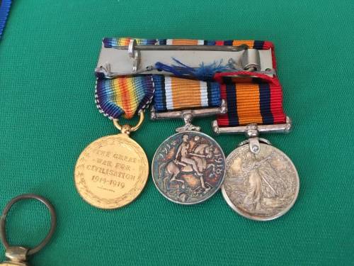 QSA and ww1 Medal Group to - Intell: Agent  R.J Atwell F.I.D - with set of Miniatures**