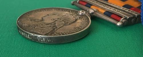 QSA and ww1 Medal Group to - Intell: Agent  R.J Atwell F.I.D - with set of Miniatures**