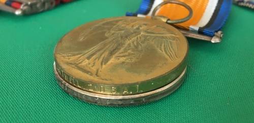 QSA and ww1 Medal Group to - Intell: Agent  R.J Atwell F.I.D - with set of Miniatures**