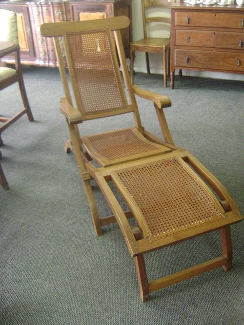OLD CANE FOLD UP CHAIR!!
