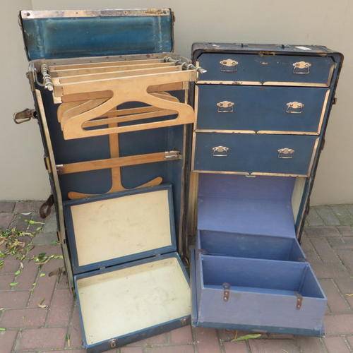 Very rare and Collectable Vintage Leather Travelling trunk with Compartments***Amazing Piece**