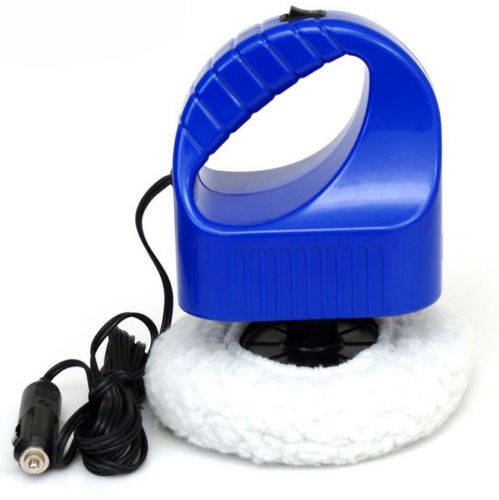 (Blue)12V portable Car care tool Orbital car waxer polisher with