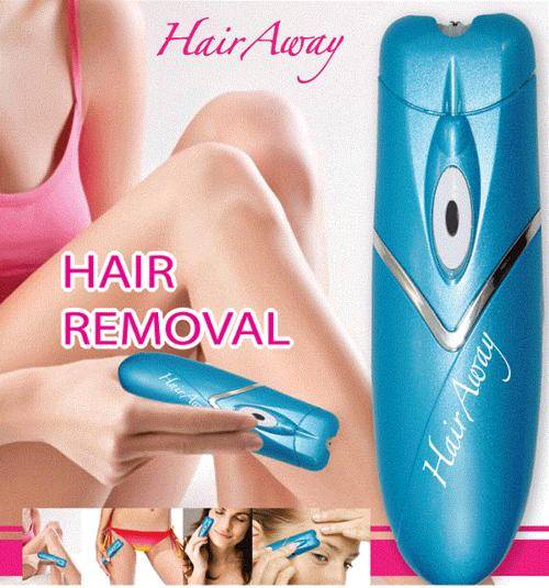 Women's Epilator Hair Away Hair Removal Trimmer Personal Care Kit FREE manicure set and traval bag