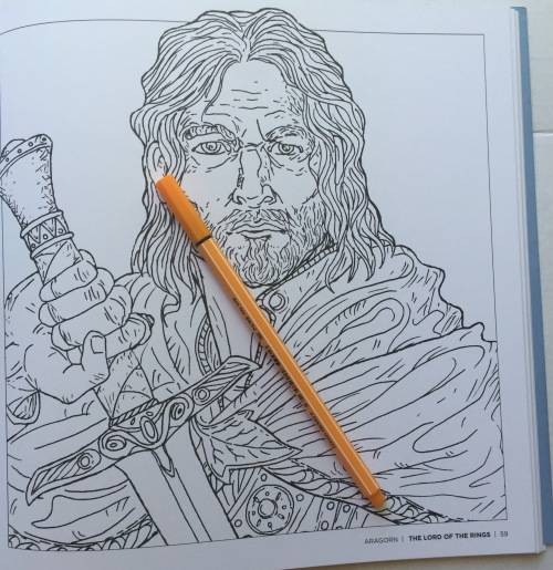 Tolkien`s world - A colouring book for adults - Lord of the RIngs