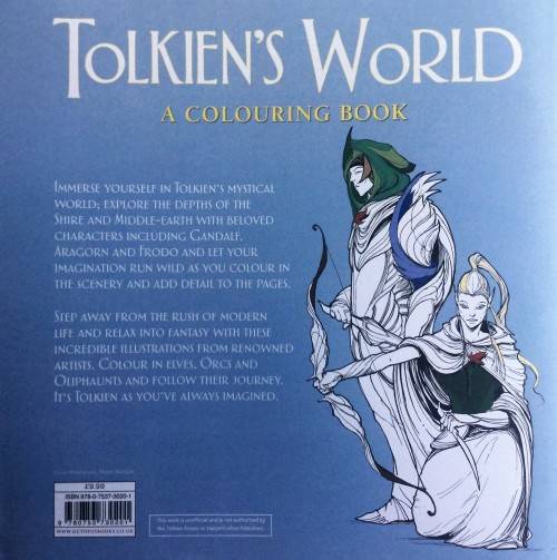 Tolkien`s world - A colouring book for adults - Lord of the RIngs