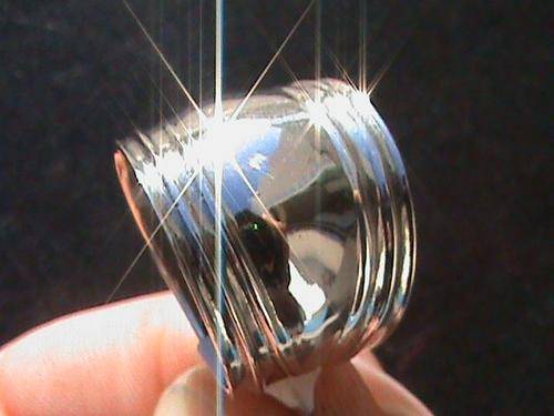 STERLING SILVER RING. SIZE P1/2