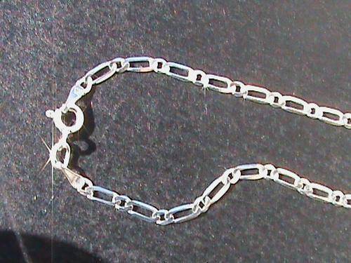 45 CM STERLING SILVER MENS CHAIN.