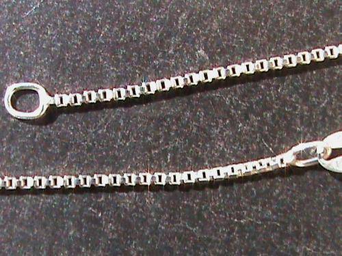 40 CM BOX LINK STERLING SILVER CHAIN