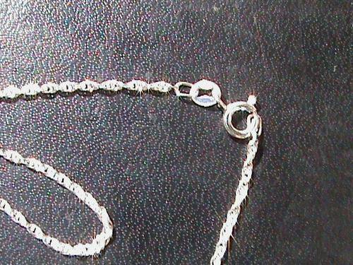 STERLING SILVER ROPE LINK CHAIN