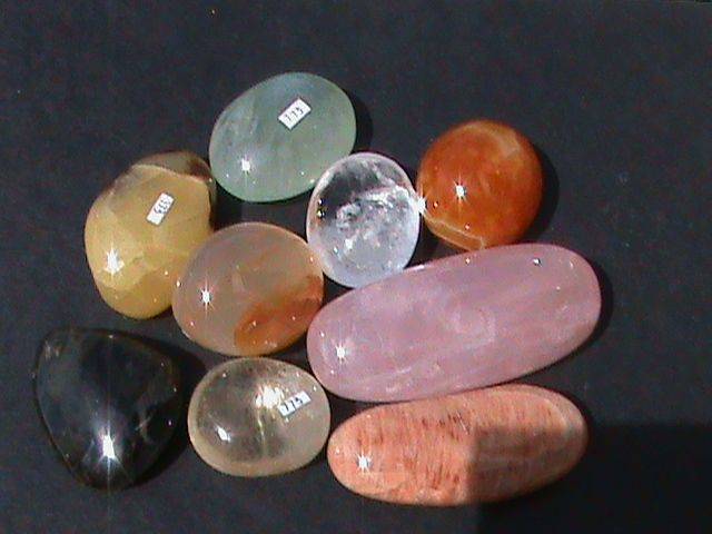 A-GRADE CRYSTAL GALET MIX....X 9....!!