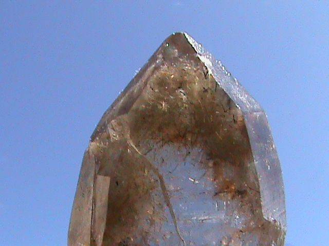 SMOKY QUARTZ PHANTOM CRYSTAL FROM ZOMBA, MALAWI..!!