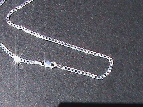 STERLING SILVER CHAIN .....55 CM LONG