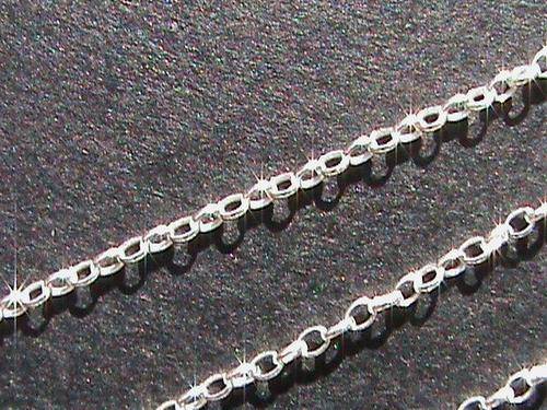 80 CM STERLING SILVER CHAIN....