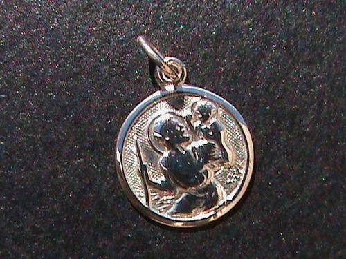 SAINT CHRISTOPHER IN STERLING SILVER....