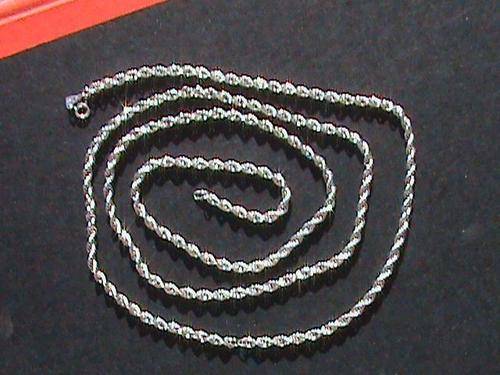 STERLING SILVER CHAIN ........90 CM LONG