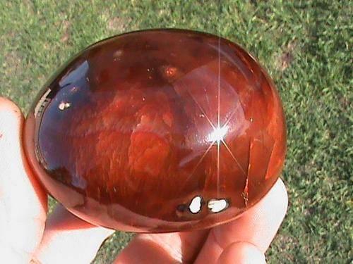 HUGE XL CARNELIAN GALET....DARK RED COLOUR