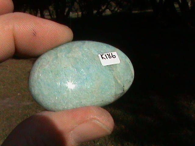 AMAZONITE GALET...BLUE GREEN