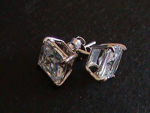 STERLING SILVER CZ STUDS...............